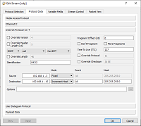 Configure or change any field of any protocol (if default value is not suitable)